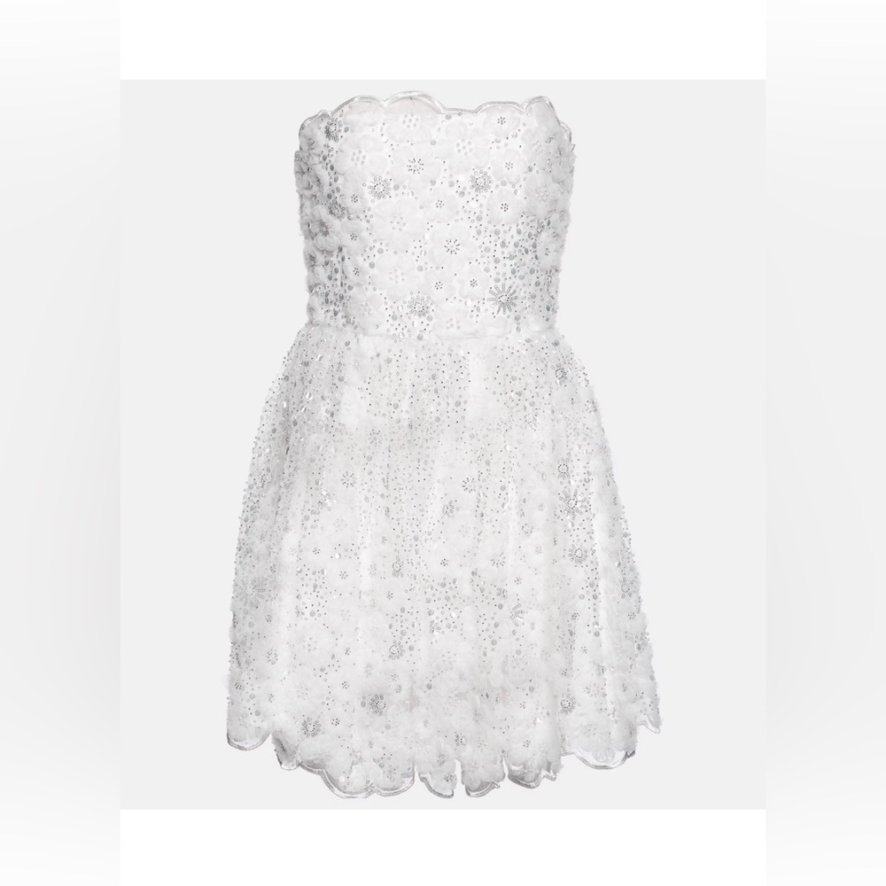 Self-Portrait Embellished Mini Dress